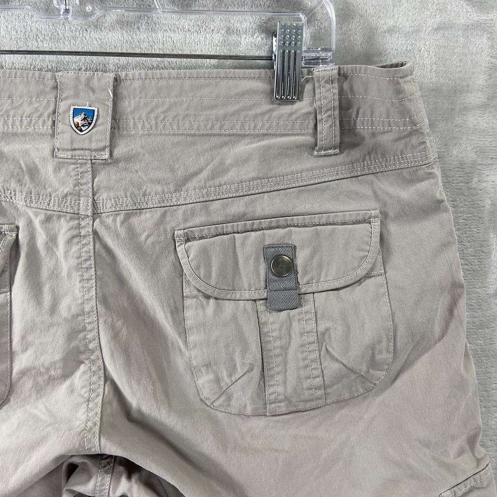 KUHL Shorts women's 10 (32x11) Splash Cargo Pocket Outdoor Gray Hiking Camping - Picture 10 of 11